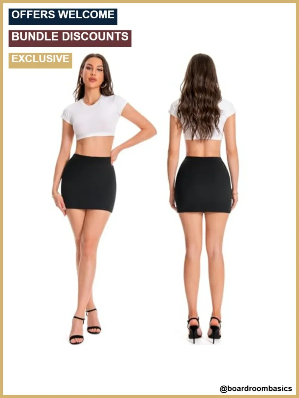 Leopard Print Bodycon Mini Skort with Shorts Underneath High Waist Stretchy